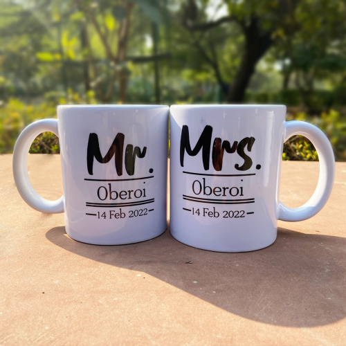 Couples Mug - Mr and Mrs Mugs Set