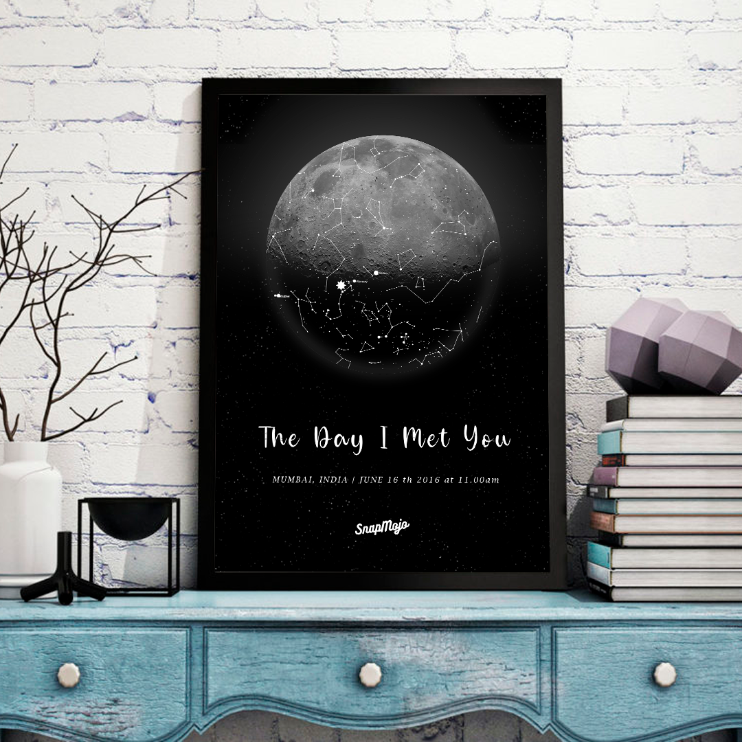Personalized Moon Star Map