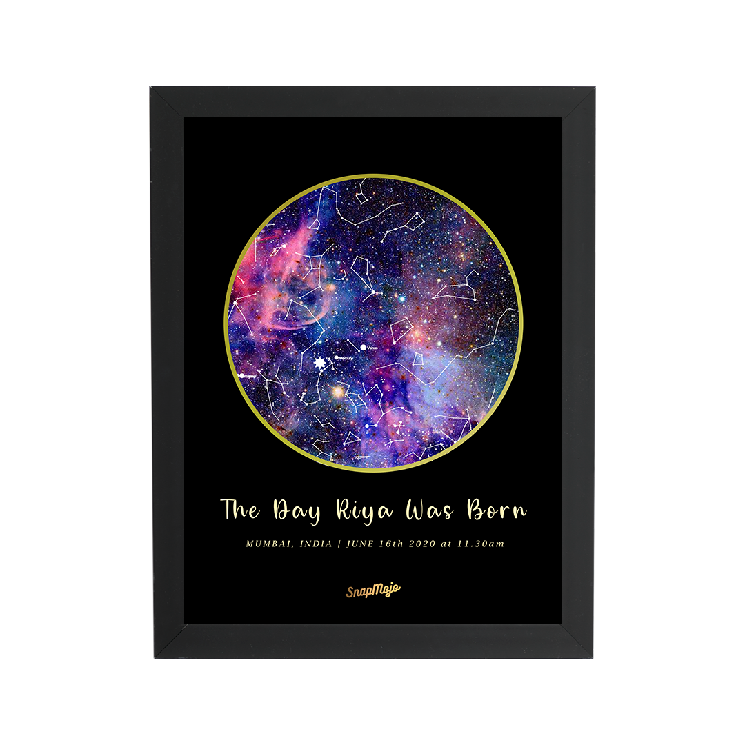Personalised Galaxy Star Map